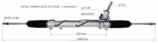 Motorrad Ersatzteile - Servolenkungsstange lr005939 8Z6P2835 LAND ROVER