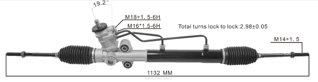 Autoteile Großhandel B271B - Servolenkungsgetriebe 96442387 96384060 8Z6P2692 CHEVROLET