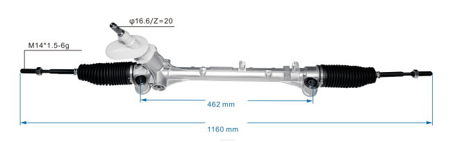Autoteile Großhandel B272B - Servolenkungsgetriebe 26310429 8Z6P2702 CHEVROLET