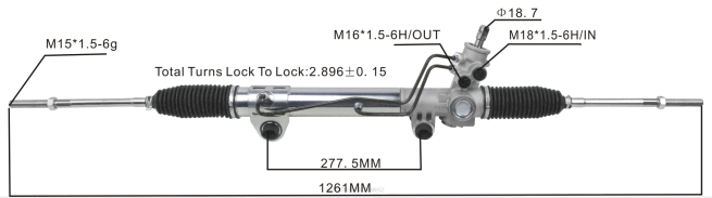 Autoteile Großhandel B280B - Servolenkungsgetriebe 52039207ac 52106477ac 52106477af 8Z6P2782 DODGE/CHRYSLER