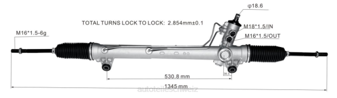 Autoteile Schweiz - Servolenkungsgetriebe 52089292ae 8Z6P2790 DODGE/CHRYSLER