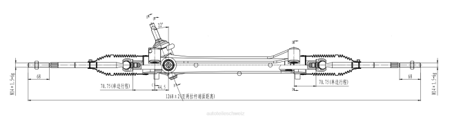 Autoteile Großhandel - Servolenkungsgetriebe al8z-3504-brm zzdm-32-110r-0a 8Z6P2673 FORD