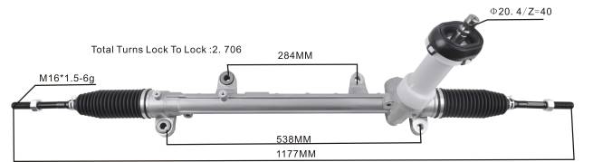 Autoteile Großhandel B277B - Servolenkungsgetriebe 56500-d3100 56500-d7100 8Z6P2752 HYUNDAI/KIA