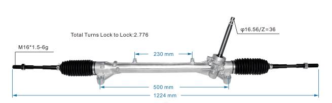 Autoteile Großhandel B278B - Servolenkungsgetriebe 56500-j4000 8Z6P2762 HYUNDAI/KIA