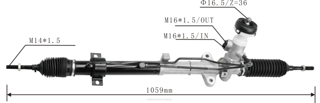 Autoteile Großhandel - Servolenkungsgetriebe 57700-1z000 57700-1m500 8Z6P2733 HYUNDAI/KIA