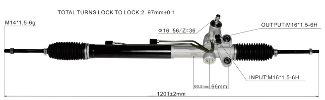 Autoteile Schweiz - Servolenkungsgetriebe 577003m300 577003m000 8Z6P2770 HYUNDAI/KIA
