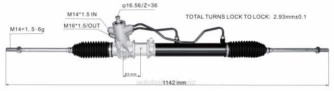 Motorrad Ersatzteile In Der Nähe - Servolenkungsgetriebe 57700-22600 8Z6P2767 HYUNDAI/KIA
