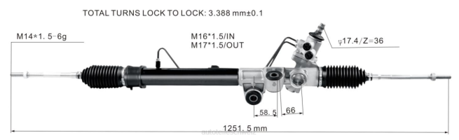 Autoteile Großhandel - Servolenkungsstange 8-97943518-0 8-97944520-0 8Z6P2603 ISUZU