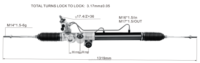 Motorrad Ersatzteile In Der Nähe - Servolenkungsgetriebe 8-97943521-0 8Z6P2607 ISUZU