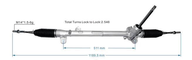 Autoteile Großhandel B265B - Servolenkungsgetriebe kb7w-32-110a 8Z6P2632 MAZDA
