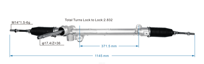 Autoteile Schweiz - Servolenkungsgetriebe belg-32-110a bcka-32-110a/b 8Z6P2640 MAZDA