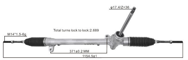 Autoteile Schweiz - Servolenkungsgetriebe db2p32110b 8Z6P2630 MAZDA