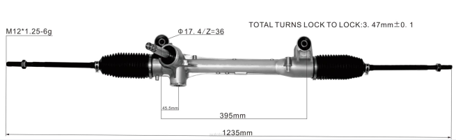 Autoteile Großhandel - Servolenkungsgetriebe 4410a498 8Z6P2553 MITSUBISHI