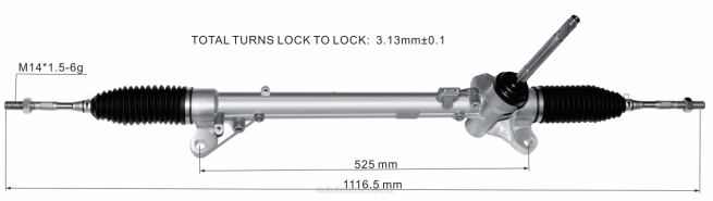 Autoteile Großhandel B259B - Servolenkungsgetriebe 48001-4eh0b 48001-4eh0a 8Z6P2572 NISSAN