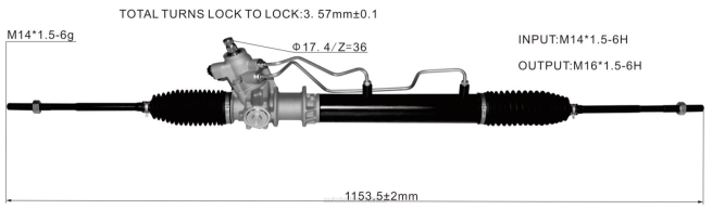 Autoteile Großhandel In Der Nähe - Servolenkungsgetriebe 49001-27n00 8Z6P2591 NISSAN