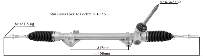 Autoteile Schweiz Shop - Servolenkungsgetriebe 48001-4bg0a 8Z6P2589 NISSAN