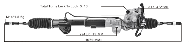 Motorrad Ersatzteile In Der Nähe - Servolenkungsstange 49001-jn30a 49200-jn30a 8Z6P2597 NISSAN
