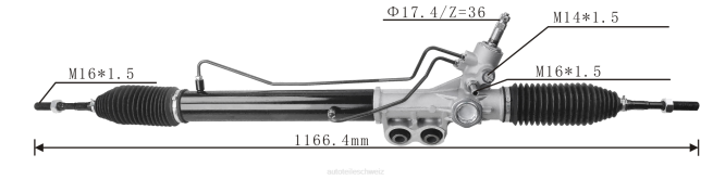 Motorrad Ersatzteile - Servolenkungsgetriebe 49001-EA000 49001-ZP00A 49001-ZP50A 49001-ZG90A 49001-EA060 49001-3x12A 71702-06031 8Z6P2565 NISSAN