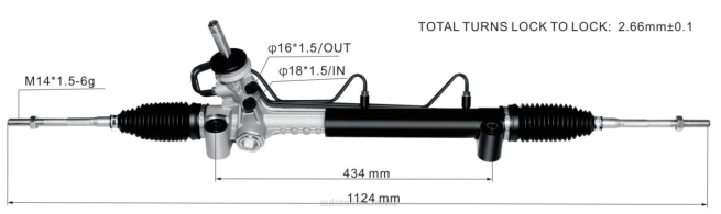 Autoteile Schweiz Shop - Servolenkungsstange 5900252 93303426 8Z6P2779 OPEL