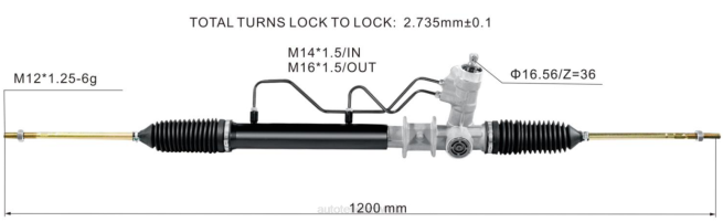 Autoteile Großhandel B267B - Servolenkungsstange mb682055 pw824267 8Z6P2652 PROTON/PERODUA
