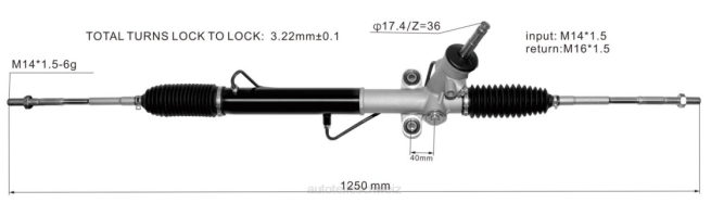 Motorrad Ersatzteile - Servolenkungsgetriebe 34110sc011 8Z6P2815 SUBARU