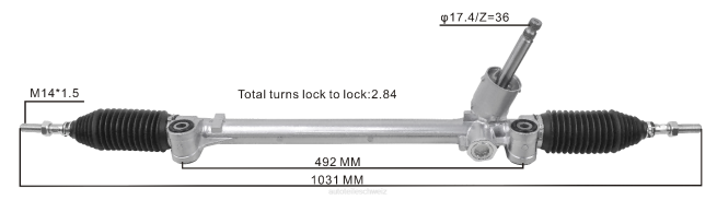 Autoteile Schweiz - Servolenkungsgetriebe 48580-71l13 8Z6P2620 SUZUKI