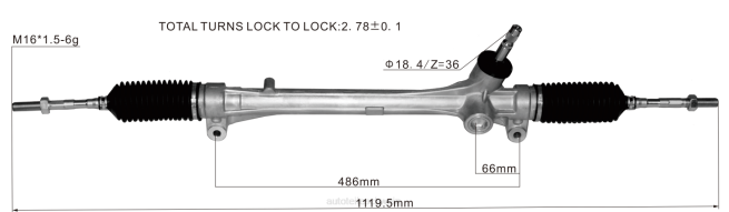 Autoteile Großhandel In Der Nähe - Servolenkungsgetriebe 45510-48030 8Z6P2521 TOYOTA