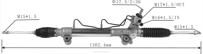 Autoteile Großhandel - Servolenkungsgetriebe 44200-0k040 44200-0k230 44200-0k390 44200-0k890 8Z6P2433 TOYOTA