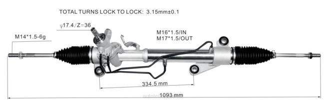 Autoteile Großhandel - Servolenkungsgetriebe 44200-13021 44250-02170 8Z6P2473 TOYOTA