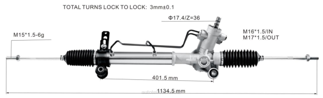 Autoteile Großhandel - Servolenkungsgetriebe 44200-42110 8Z6P2493 TOYOTA