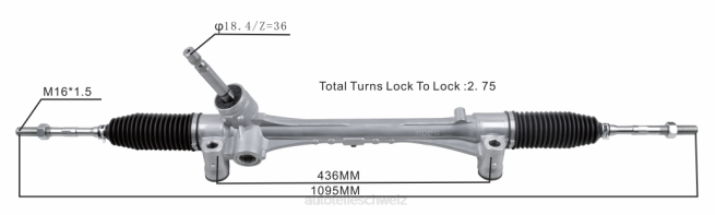 Autoteile Großhandel - Servolenkungsgetriebe 45510-02420 45510-02840 8Z6P2443 TOYOTA