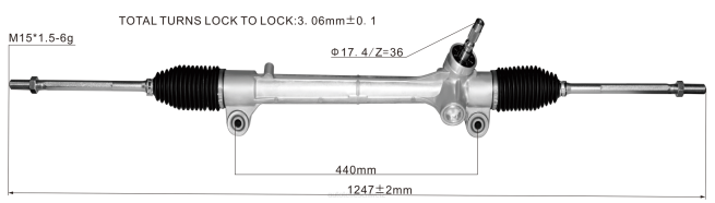 Autoteile Großhandel - Servolenkungsstange 45510-28141 8Z6P2513 TOYOTA