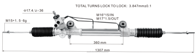 Autoteile Schweiz Shop - Servolenkungsgetriebe 44250-0k800 44250-0k600 8Z6P2469 TOYOTA