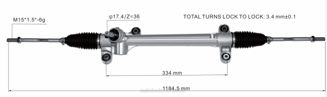 Motorrad Ersatzteile Gebraucht - Servolenkungsgetriebe 45510-68060 8Z6P2436 TOYOTA