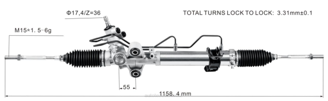 Motorrad Ersatzteile Großhandel - Servolenkungsgetriebe 44200-26470 8Z6P2484 TOYOTA