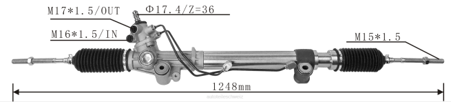 Motorrad Ersatzteile Schweiz - Servolenkungsgetriebe 44200-35050 8Z6P2488 TOYOTA