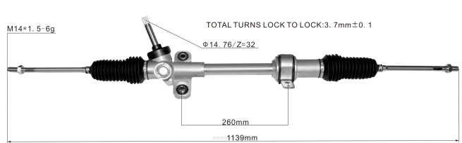 Motorrad Ersatzteile Schweiz - Servolenkungsstange 45510-b4010 8Z6P2498 TOYOTA