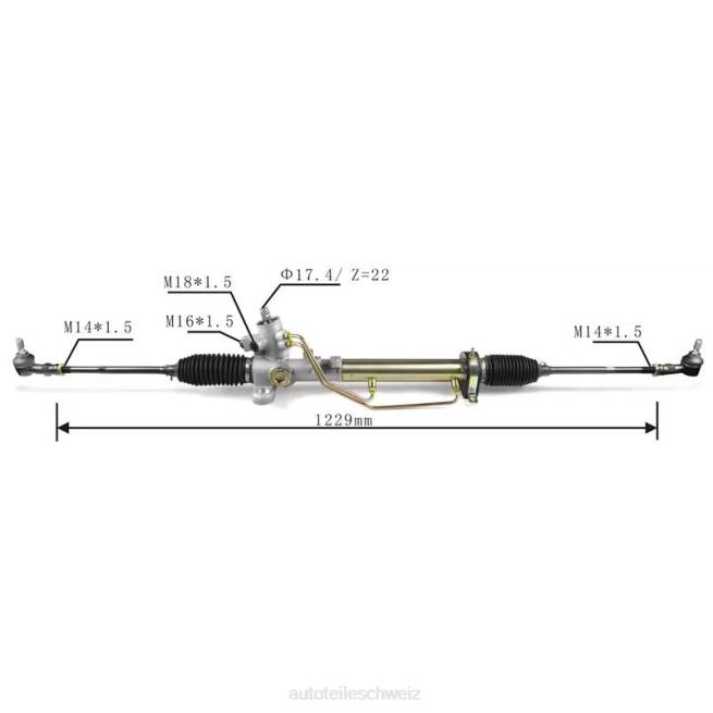 Autoteile Großhandel B149B - Servolenkungsgetriebe 191422055 8Z6P1472 VOLKSWAGEN