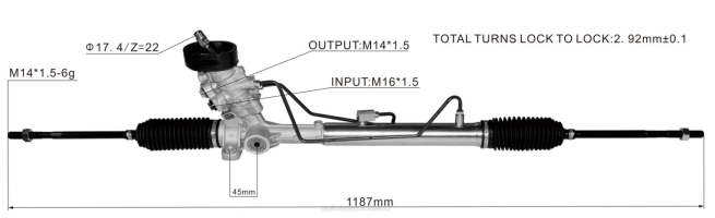 Autoteile Großhandel - Servolenkungsständer 6r1423055bx 8Z6P2423 VOLKSWAGEN