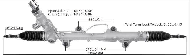 Autoteile Schweiz - Servolenkungsgetriebe 7e1 422 061g 8Z6P2420 VOLKSWAGEN